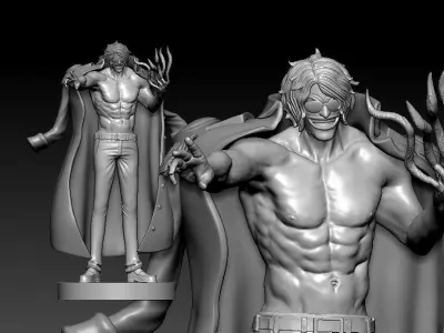 Ryokugyu Admiral- ONE PIECE - 3D PRINT - SPLIT PART 3D print model