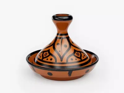 Moroccan Mini TAGINE Pot 3D model