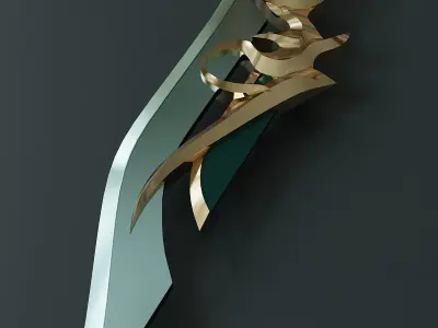Fantasy weapon set 65 3D model