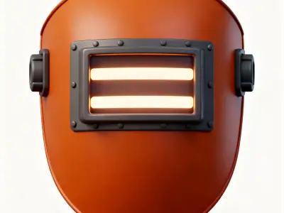 Stylized Cyber Engineer Mask 3D Model 3D Model Low-poly 3D model