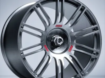 BBS - RE594 RE595 Low-poly 3D model