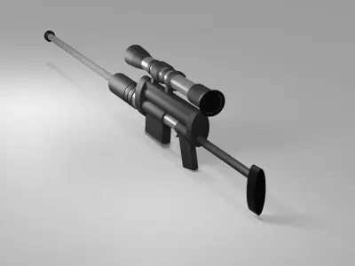 sniper Rifle 3D model