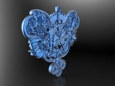 jewelry Pendant Free 3D print model