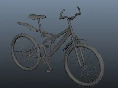 bicycle Low-poly 3D model purchase
