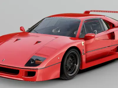 ferrari f40 Free 3D model purchase