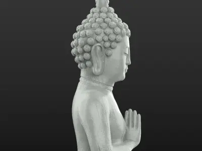 BUDDHA STATUE High-Quality home decor 3D print model