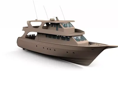Day Boat 3D model