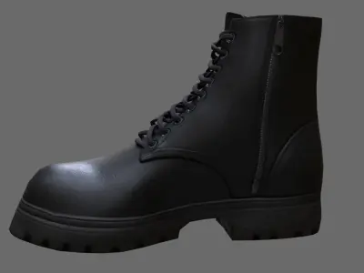 Boots Low-poly 3D model