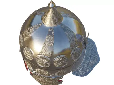 Medieval Helmet 3D model 3