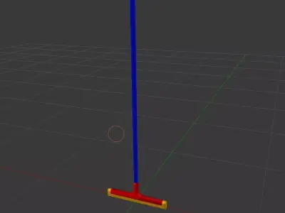 Mop Cleaning Free low-poly 3D model