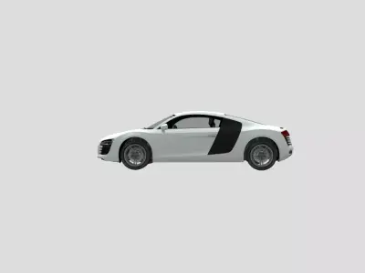 2008 Audi R8 3D print model