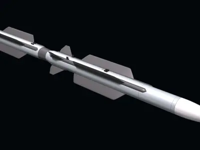 LRAAM Concept Missile 3D model