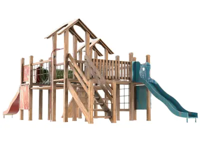 Kids playground 3D model get