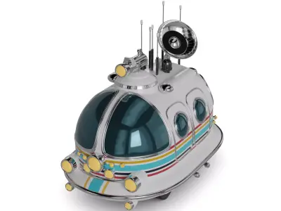 Broadcast Vehicle 3D model purchase