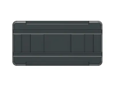 Long Military Container 3D model