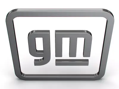 gm logo 3D model by Sergey