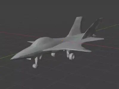 Fighter Jet Model 3D model