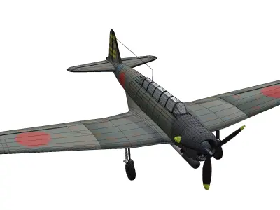 Nakajima B5N Kate Low-poly 3D model purchase