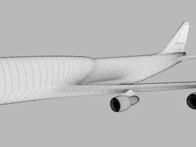 Boeing 747 airplane 3D model purchase