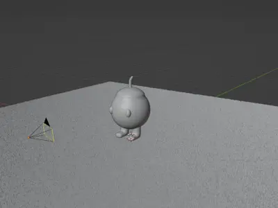 Bombita  Low-poly 3D model