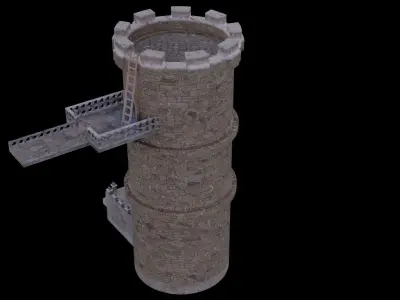 Old Tower 3D model