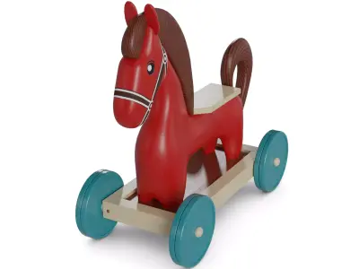 Push Ride-On Low-poly 3D model