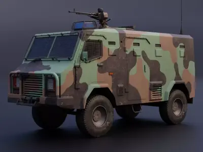Alvis Tactica - Blender Game-Ready Asset Low-poly 3D model