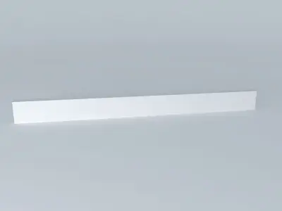 Aluminium handle Free 3D model
