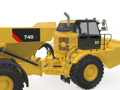Articulated Mining Truck 3D model