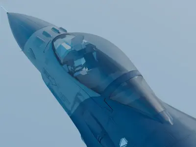 F-16 Fighting Falcon 3D model 2