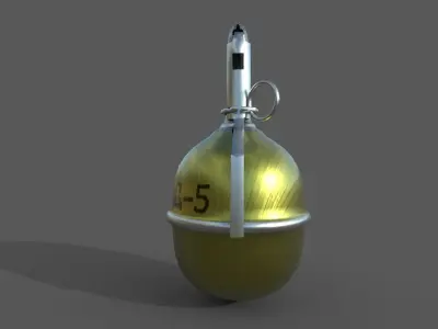 Grenade bomb Free 3D model