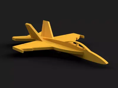 F-18 Super Hornet kit card Free 3D print model