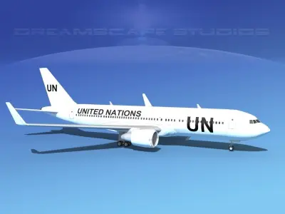Boeing 767-300 UN 3D model