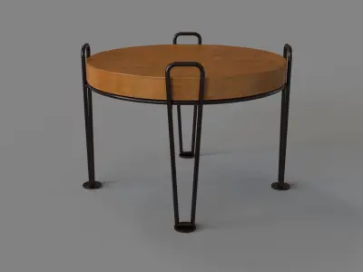 Ojai Side Table 3D model