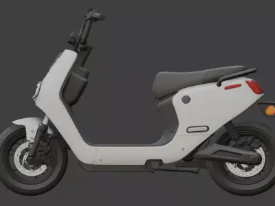 Electric Scooter 3D Model 3D model get