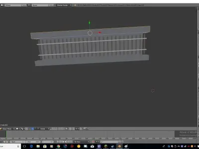 3d train bridge 3D print model