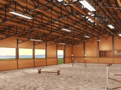 Horse Track and Riding Arena 