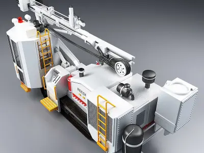 Reedrill drilling machine 3D model