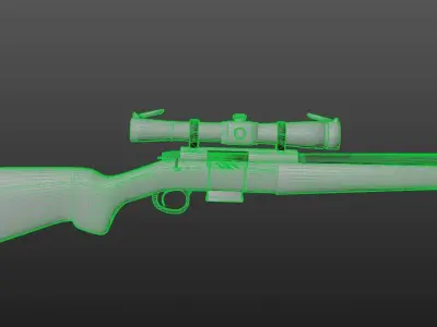 M24 Sniper rifle Free 3D model purchase