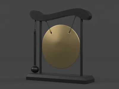 Table Gong 3D model