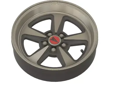 3D printable Pontiac wheel  3D print model