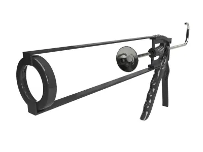 Sealant skeleton gun 3D model