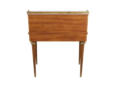 Antique Secretary Desk 3D model