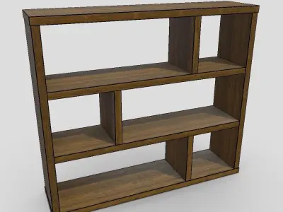 CC0 - Shelf 5 Free low-poly 3D model