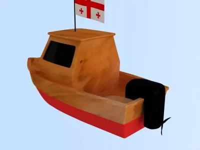 Georgia Fishing Boat 3D model