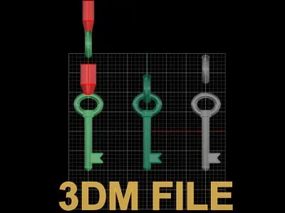 Key Pendant Style 4 3D print model