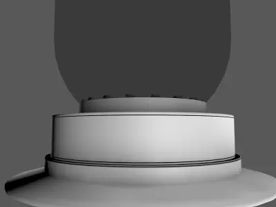 Sci fi liquid container  3D model buy
