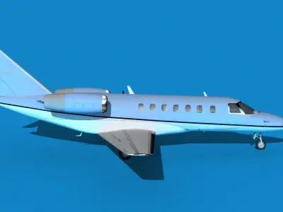 Cessna C528 Citation CJ3 V07 3D model