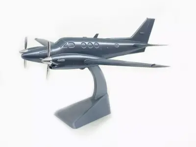 King Air C90 ready to 3D printing 3D print model