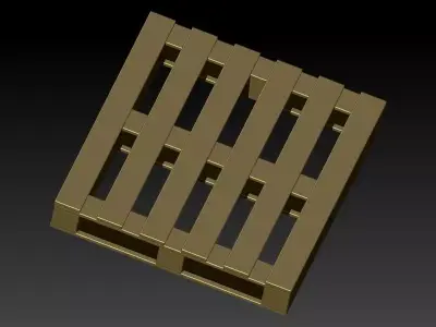 Wooden Pallets Pendant Charm Bracelet Jewelry 3D print model